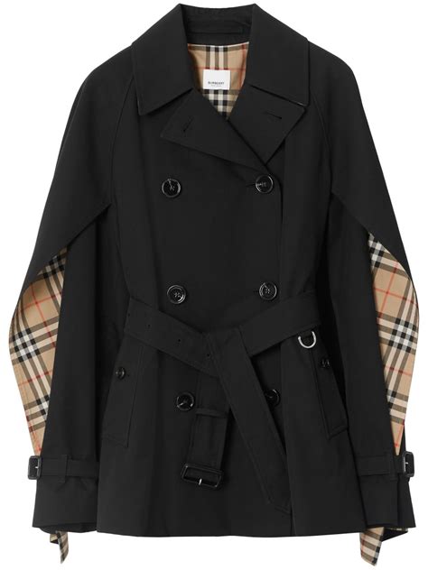 burberry cropped trench coat resale|burberry trench coat sale women's.